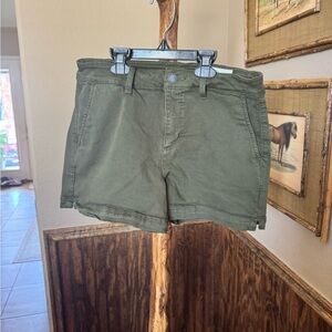 Olive Green Women's Shorts